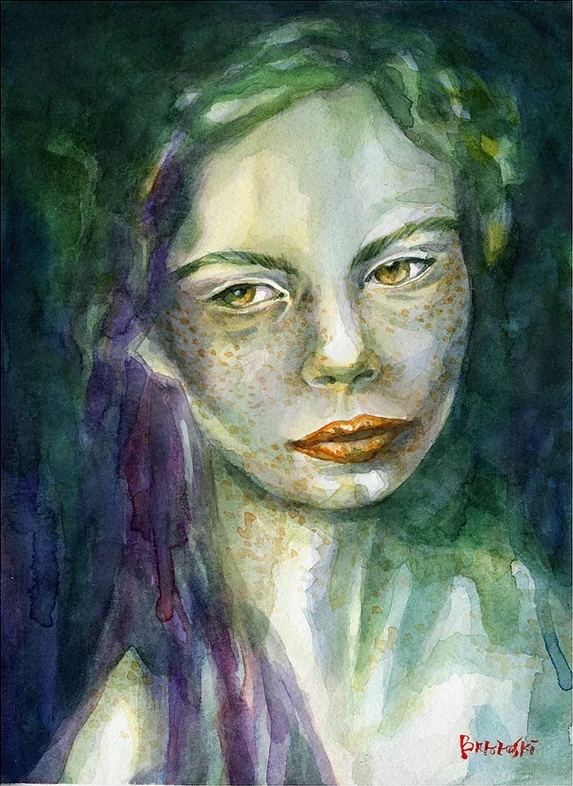 Acuarela tradicional