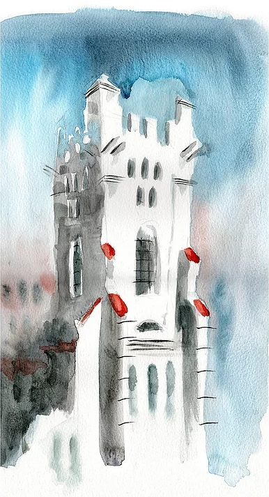 Acuarela tradicional